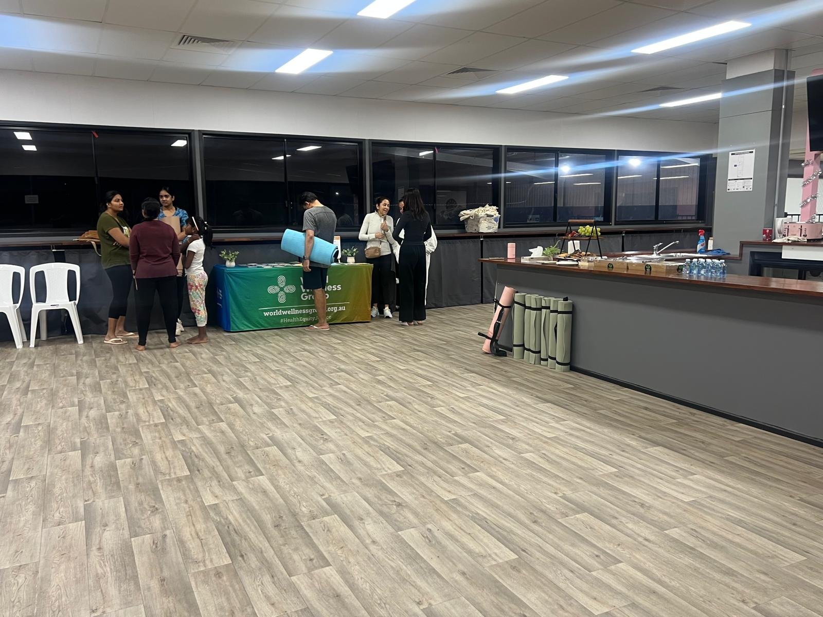 Breathe and Connect community wellbeing session